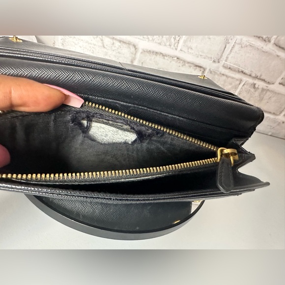 PRADA Saffiano leather black Long Wallet & key case wallet Set of 2 pieces. - Picture 12 of 17